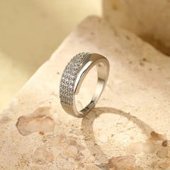 Elegant Adjustable Sparkle Ring